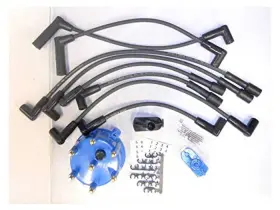 W0176-w952311 Marketplace Auto Parts Ignition Tune-up Kit - Spark Plug Wire Set Distributor Cap And Rotor Compa