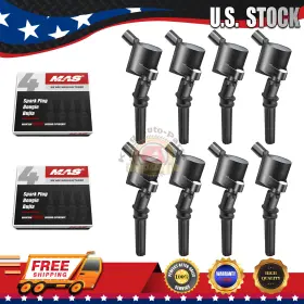 Dg508-sp493 Mas Performance Set Of 8 Ignition Coil For Ford Lincoln Dg508 And Spark Plug Sp493