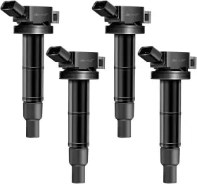 Dq50102 Mas Set Of 4 Ignition Coils Pack Compatible With 2001-2013 Toyota Camry Rav4
