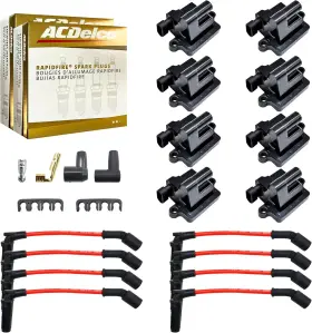 Acdelco6x8 Mas Uf271x8 Acd6x8 9059c Set Of 8 Square Ignition Coil Pack Uf271 &oem