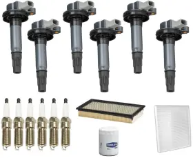 204407 Medallion Auto Parts For Ford Taurus 3.5l Turbo 2010-2012 Direct Ignition Coil Spark Plugs And Filters