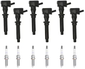 204437 Medallion Auto Parts Direct Ignition Coil And Laser Iridium Spark Plugs For Range Rover 2014-2019 3.0l