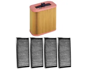 Medallion Auto Parts E134l For Bmw M3 V8 2008 2009 2010 2011 2012 2013 Engine Air And Cabin Filters