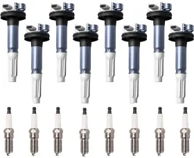 Uf780 Medallion Auto Parts For Ford Mustang 5.2l 2015-2020 Direct Ignition Coils And Platinum Spark Plugs