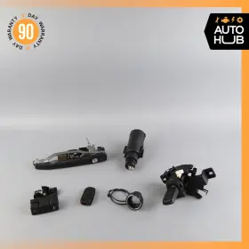 1296801984 Mercedes-benz 99-02 R129 Sl500 Steering Ignition Switch Trunk Door Lock Key Set Oem
