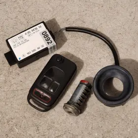 1635454032 Mercedes-benz 02-05 Ml320 Ml350 Ignition Lock Key Transponder Immobilizer 163545403