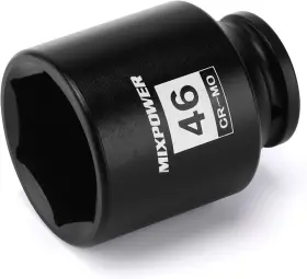 Mt-361 Mixpower 1/2 Inch Drive Deep Impact Socket Cr-mo 46 Mm Metric 6 Point 46mm
