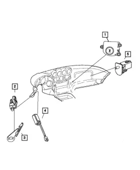 04865676ac Mopar Genuine Ignition Switch