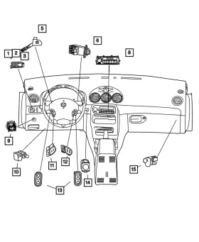 05014176aa Mopar Genuine Ignition Switch 5014176aa