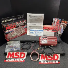 Msd 085132064205 6420 6al Analog Cdi Ignition Box Rpm Limiter 450-480v Red 4/6/8 Cyl With Dist