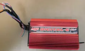 12-18v Msd 6520 Digital 6-plus Ignition 2 Limiters And Retards 535v Red