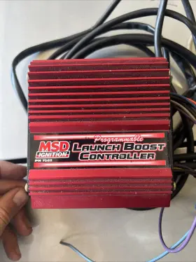 7562 Msd Launch Boost Controller Digital Pc Programmable Referenced