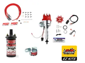 85951kr Msd Ignition Kit Ready To Run Distributor/wires/coil Ford Fe 332 352