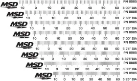 8985 Msd Ignition Timing Tapes For Harmonic Balancers