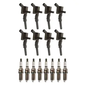 Ica71941 Next Autopart New Engine Iridium Spark Plug And Ignition Coil Kit For Ford Lincoln Mercury V8