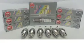 Ilzkr7b11 Ngk Long-life Laser Iridium Spark Plugs 6-pcs Honda Accord Tsx Pilot 100k
