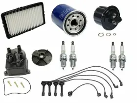 17220 Ngk / Opparts Genuine Yec Tune Up Kit Honda Accord Ex 2.2l Ignition Filter Cap Rotor Spark Plugs Wire