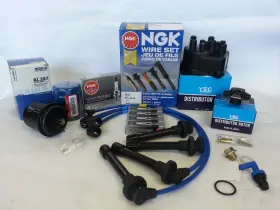 15400-plm-a01 Ngk Yec Op 30102 Pt2026 Ignition Tune Up Kit V-power Plugs For 1992-94 Honda Civic 1.6l L4