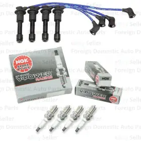 Ze21 Ngk Tune Up Kit Engine Spark Plugs Ignition Plug Wire Set For Mazda Miata