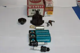 Wa-78 Niehoff 1959-1960-1964-1966 Fiat 500 Tune Up Kit Cap Rotor Points Condenser Spark Plugs