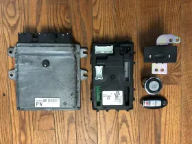 Mec116-010 Oem Factory 2009 Nissan Murano Bcm Ecu Engine Computer Ignition Slot Push Start Fob