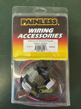 80529 Painless Wiring Waterproof Universal Ignition Switch Dash Mount