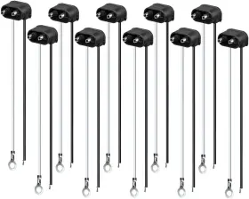 Gtcv-0885543297 Partsam 10 Plug - Two Wire Pigtail For Sealed Trailer Clearance Side White