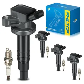 6642igc466zus Philtop Ignition Coil Pack And Iridium Spark Plugs Fits For 4 Uf247 7090
