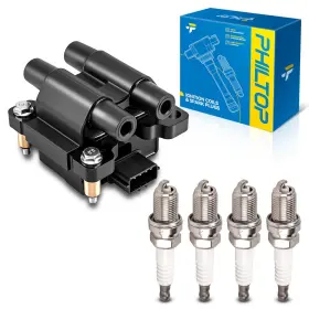 7662igc730uus Philtop Set Of 4 Ignition Coil Pack And Iridium Spark Plugs 1 Uf538 7090
