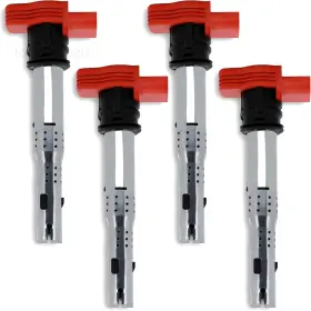 4pcs-ignition Pohila Zr-0001 Set Of 4 Ignition Coils Replacement For 2.0t Audi A4 Coil Uf529