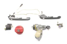 633-59986 Porsche 83-91 944 Ignition Switch With Lock Cylinders And Key Door Handles