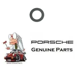 91161316900 Porsche 911 964 993 Ignition Switch Cover Bezel Seal Genuine