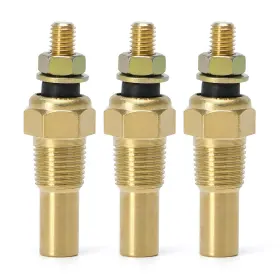 Tsu01-3 Pqy Oil Water Temperature Temp 1/8 Npt Sensor Unit Sender Electric Gauge Gold