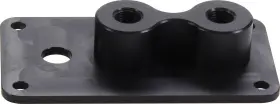 63-121 Quickcar Racing Products - Firewall Junction 2 Threaded And 1 Thru Hole
