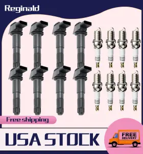 13746828 Regina Oem 8pcs Ignition Coil Plug For 03-06 Porsche Cayenne S Turbo 4.5l Uf563