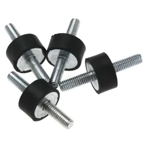Bu-emmaus-001 Sing F Ltd 4 X M6 Anti Vibration Rubber Bobbin Mounts 20x10mm Male Boat Car