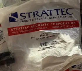 708742 Strattec New Ignition Switch Key Cylinder Kit Chrysler Dodge Jeep 2007 Up Vehicles