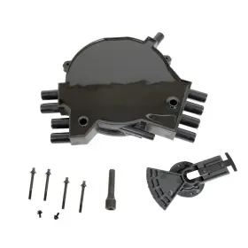 Sum-g5241 Summit Racing Cap And Rotor Black Aluminum Terminals Optispark Ii Chevy Pontiac 5.7l