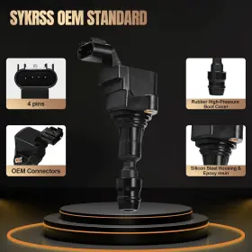 Sy01796-sz002 Sykrss Set Of 4 Uf491 Ignition Coil Pack Compatible With Buick Gmc Pontiac Chevy #3