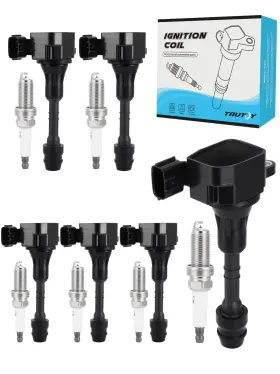 Tyicz010 Tautoy 6pcs Ignition Coil Pack W Spark Plugs For Nissan Infiniti 3.5l 4.0l