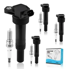 Tyicz053 Tautoy 4pcs Ignition Coil Pack W Iridium Plugs For Hyundai Kia 1.8l 2.0l