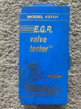13701 Tomco Used E.g.r. Valve Tester Inc. Model #13701 #2