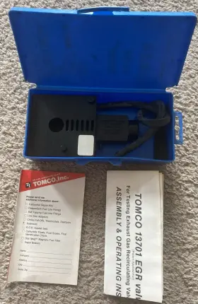 13701 Tomco Used E.g.r. Valve Tester Inc. Model #13701
