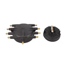 Jm6988bk Tps Chevy Sb/bb V8 Low-profile Pro Series Billet Cap And Rotor Kit Crab Black
