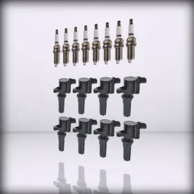 Ica71938 Trq Ignition - Kit Coil For Spark Plugs Compatible With 99-14 Ford