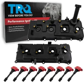 Tka00596 Trq Ignition Coil Kit 10 Piece Valve Cover For 07-10 Infiniti Qx56