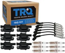 Tka01332 Trq Ignition Coil Spark Plug Kit 13pc Iridium Plugs For 14-19 Chevy Silverado