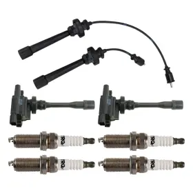 Tka06205 Trq Ignition Kit Coil Spark Plugs Wire Set For 01-05 Chrysler Sebring