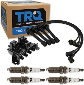 Tka06230 Trq Ignition Kit Coil Spark Plugs Wire Set For 1999-2000 Mazda Miata