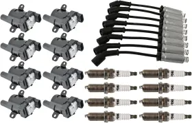 Tka06285 Trq Ignition Coils Wires And Spark Plugs Kit Fits 02-06 Cadillac 99-07 Chevrolet
